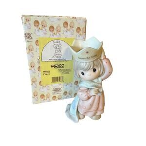 Vintage 1999 Precious Moments Mom, You're a Royal Gem Figurine 588083